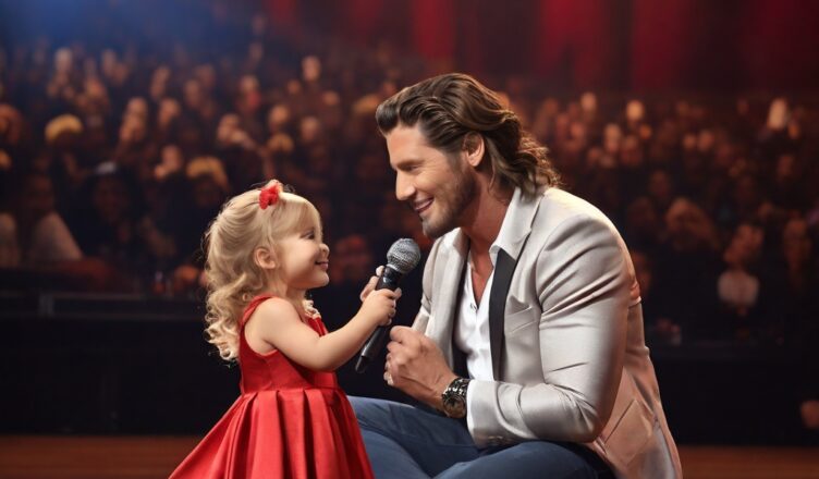 The superstar asks a little girl to sing . Seconds later, the girl ...